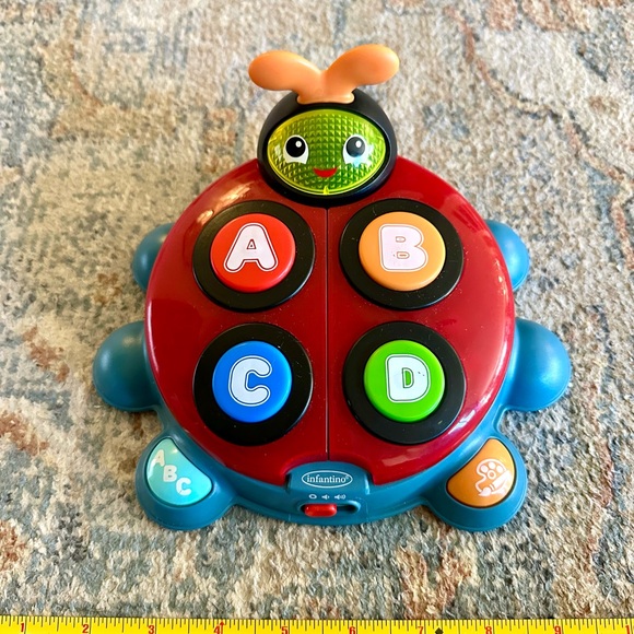 Infantino Alphabet &‎ Colors Learning Beetle Kids Toy - Picture 3 of 7